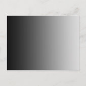 COLORグラデーションのみ – 黒のグレー ポストカード (正面)