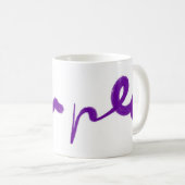 COLORコレクションパープルマグ コーヒーマグカップ (正面右)