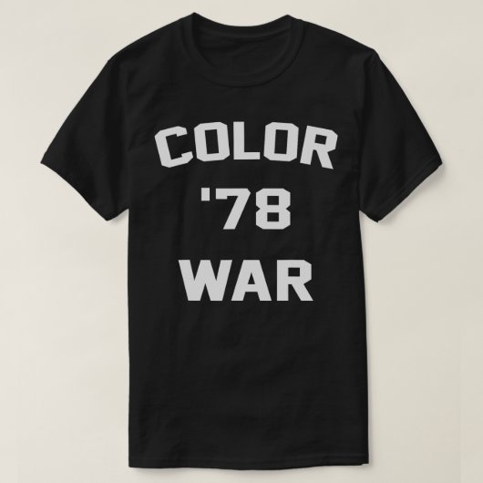 Color78 おもしろい Fear 1978年通り文化 Tシャツ (デザイン正面)