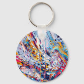 Color Abstract Splatters キーホルダー (裏面)