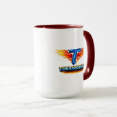 Color Accent Graphic Combo Coffee Mug マグカップ (正面右)