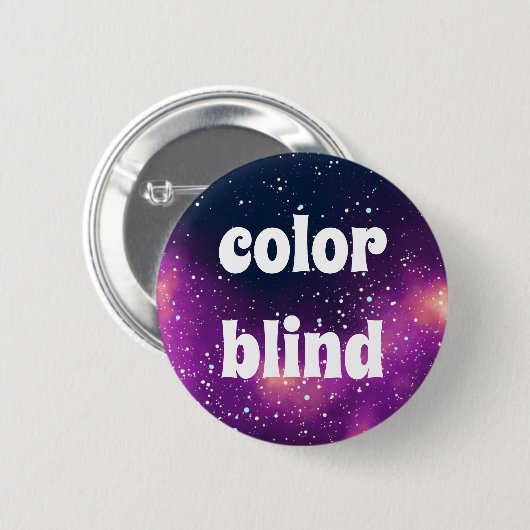 Color Blindカスタマイズ可能な銀河系ID 缶バッジ (正面&裏面)