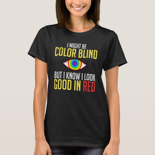 Color Blind Test  Glasses Visions Tシャツ (正面)