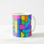 Color Block Disorder コーヒーマグカップ (正面右)