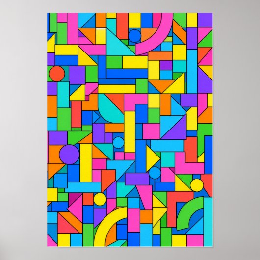 Color Block Disorder ポスター (正面)