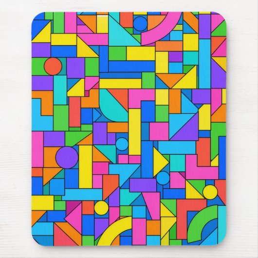 Color Block Disorder マウスパッド (正面)