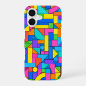 Color Block Disorder iPhone 16ケース (裏面)