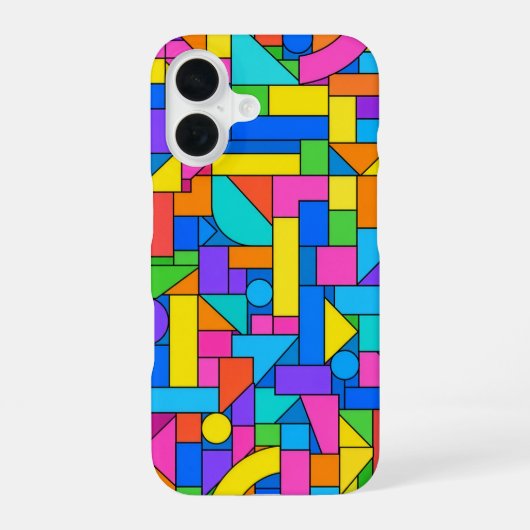 Color Block Disorder iPhone 16ケース (裏面)