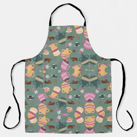 Color Bloom Apron エプロン (正面)
