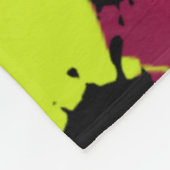 Color Bomb Pattern フリースブランケット (角)
