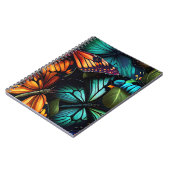 Color Burst – Butterflies in Motion ノートブック (左側)
