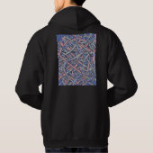 Color Burst Expressionist Hoodie パーカ (裏面)
