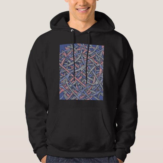Color Burst Expressionist Hoodie パーカ (正面)