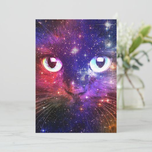 Color Burst Galaxy Cat  招待状 (スタンド正面)