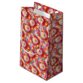 Color Burst Garden – Bunter magischer Garten スモールペーパーバッグ (裏面アングル)