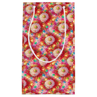 Color Burst Garden – Bunter magischer Garten スモールペーパーバッグ