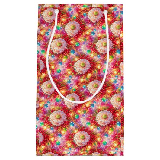 Color Burst Garden – Bunter magischer Garten スモールペーパーバッグ (正面)