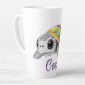 Color Burst Sea Turtle カフェラテマグ (左アングル)
