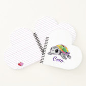 Color Burst Sea Turtle ノートブック (内部)