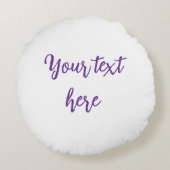 Color Burst Sea Turtle ラウンドクッション (裏面)