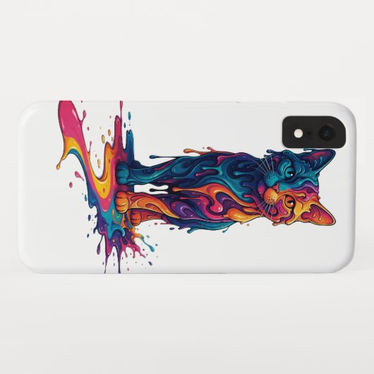 "Color Cat" Case Case-Mate iPhoneケース (裏面(横))