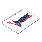 “Color Cat” Notebook – Creativity ノートブック (左側)