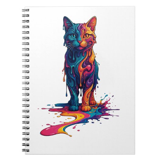 “Color Cat” Notebook – Creativity ノートブック (正面)