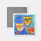Color Cats – マグネット (正面/裏面)