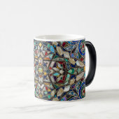 color changing mosaic stained glass ceramic mug モーフィングマグカップ (正面右)
