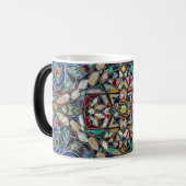 color changing mosaic stained glass ceramic mug モーフィングマグカップ (正面左)