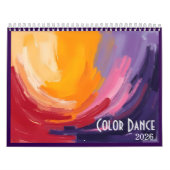 Color Dance 2026 Abstract Art Calendar カレンダー (カバー)