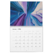 Color Dance 2026 Abstract Art Calendar カレンダー (1月 2026)