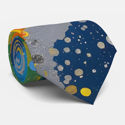 Color Drops Men's Necktie ネクタイ (ロール)