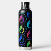 Color Drops Water Bottle ウォーターボトル (左面)