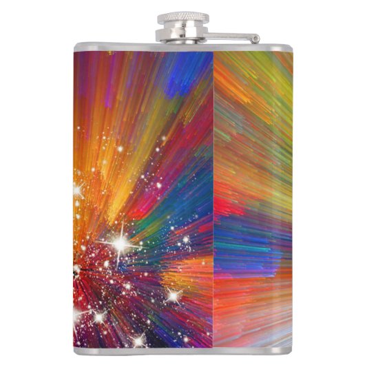 Color Explosion Hip Flask フラスク (裏面)