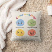 Color Feelings Pillow™ – 子供向けの感情表現 クッション (ブランケット)