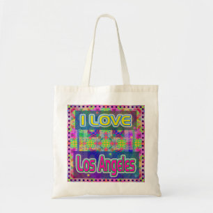 Color Fest: "I LOVEロサンゼルス"バッグ トートバッグ