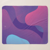 Color gradient background design. Abstract geometr シェルパブランケット (正面(横))