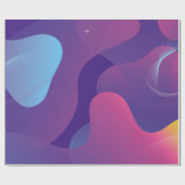 Color gradient background design. Abstract geometr ラッピングペーパー (フラット)