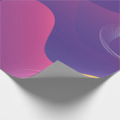 Color gradient background design. Abstract geometr ラッピングペーパー (角)