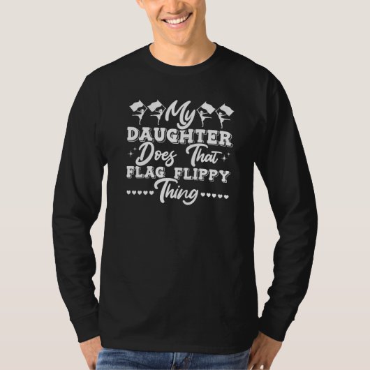 Color Guard Dad Mom Parents Tシャツ (正面)