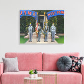 Color Guard Standing Alertの表示 キャンバスプリント (インサイチュ (リビング))