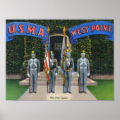 Color Guard Standing Alertの表示 ポスター (正面)