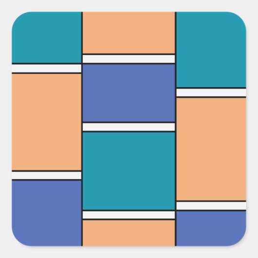 Color Harmony スクエアシール (正面)
