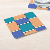Color Harmony スクエアペーパーコースター (アングル)