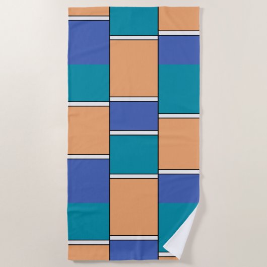 Color Harmony ビーチタオル (正面)