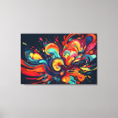 Color inspiration キャンバスプリント (正面)