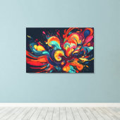 Color inspiration キャンバスプリント (インサイチュ (ウッドフロア))