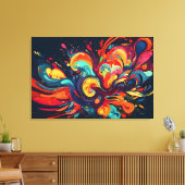 Color inspiration キャンバスプリント (インサイチュ (リビング))