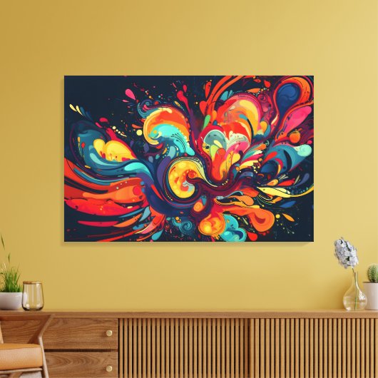 Color inspiration キャンバスプリント (インサイチュ (リビング))